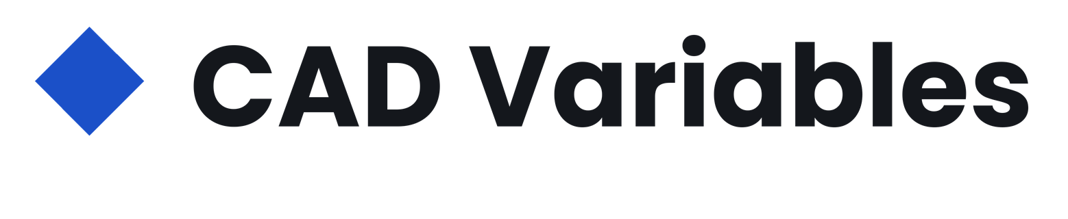 CAD Variables